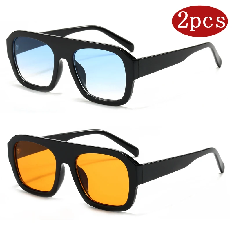 ������� 2pcs �β��� ������ �簢�� ���۶� ���� ��Ƽ�� �����ĵ� �¾� �Ȱ� ���� �м� �ٰ��� �Ȱ� ���� Oculos