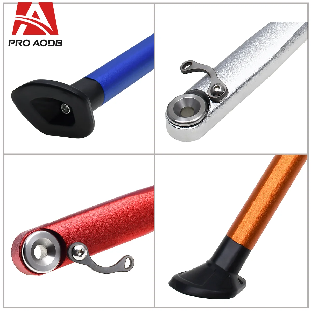 Durable Parking Side Stand Kickstand with Spring Kit