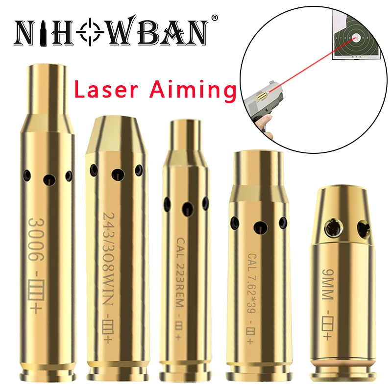 

Tactical 9mm 45ACP 7.62 223Rem Red Dot Laser Sight Laser Calibration for Sniper Rifle Pistol Airsoft Gun Weapon Shooting Aiming