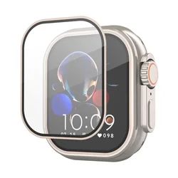 Premium Tempered Glass Screen Protector for Apple Watch Ultra - HD Clarity, Scratch - Resistant (2 Rose Gold)