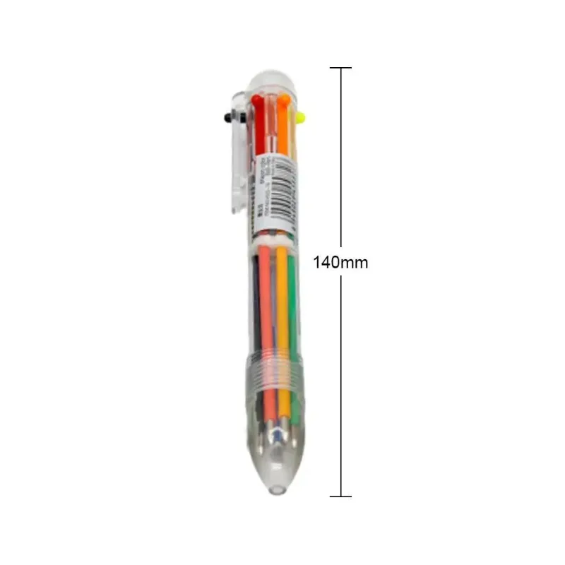 6-color Ballpoint Pen Marking Creative Stationery Pen 6-color Integrated Writing School Office Supplies Painting Creation