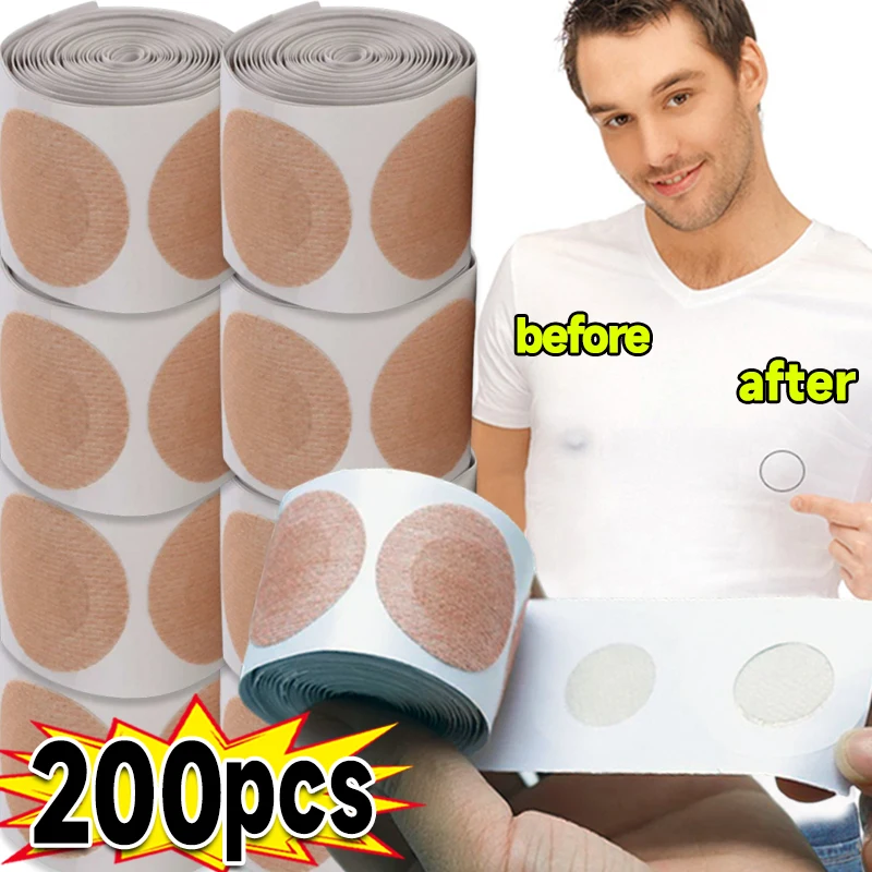 2/200pcs New Men Nipple Cover Adhesive Stickers Bra Pad Breast Invisible Breast Lift Bra Running Protect Nipples Chest Stickers