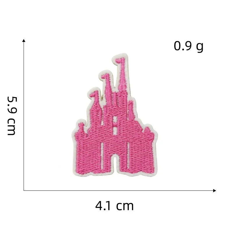Kreslený růžová děvče žehlení výšivka patche šít na oblečení nálepky pro bundy kreslený dekorace na děti DIY tričko šatstvo dar