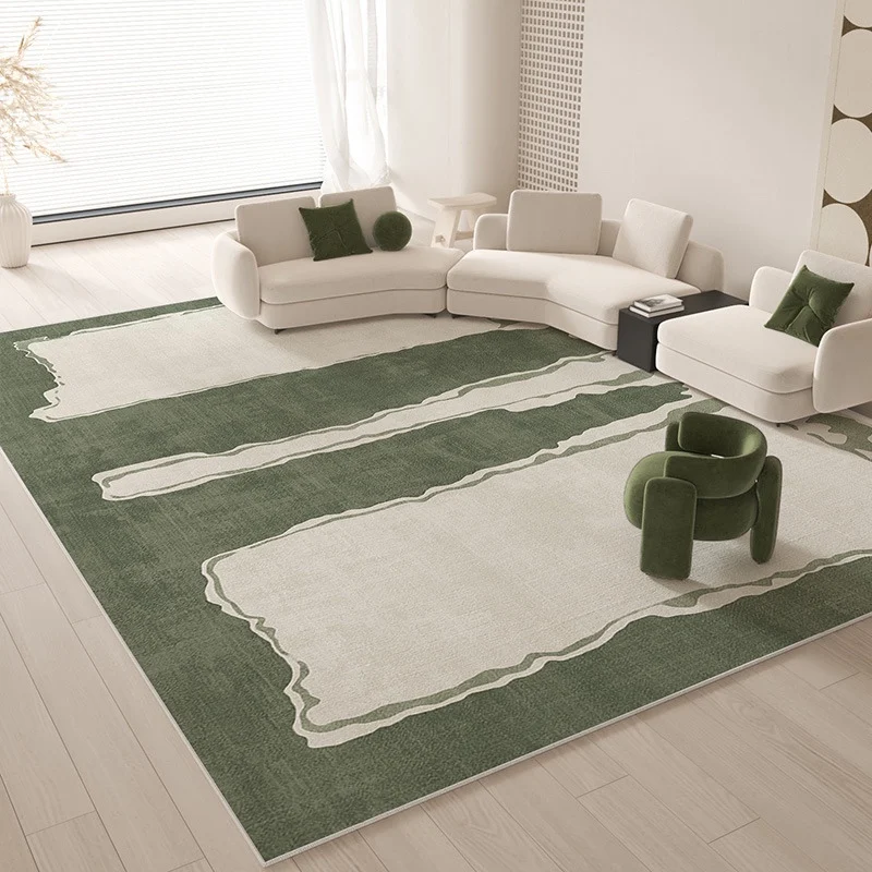 

Modern Style Rugs for Bedroom Thicken Washable Anti-slip Mat Home Study Carpet Light Luxury Living Room Decoration Geometric Rug