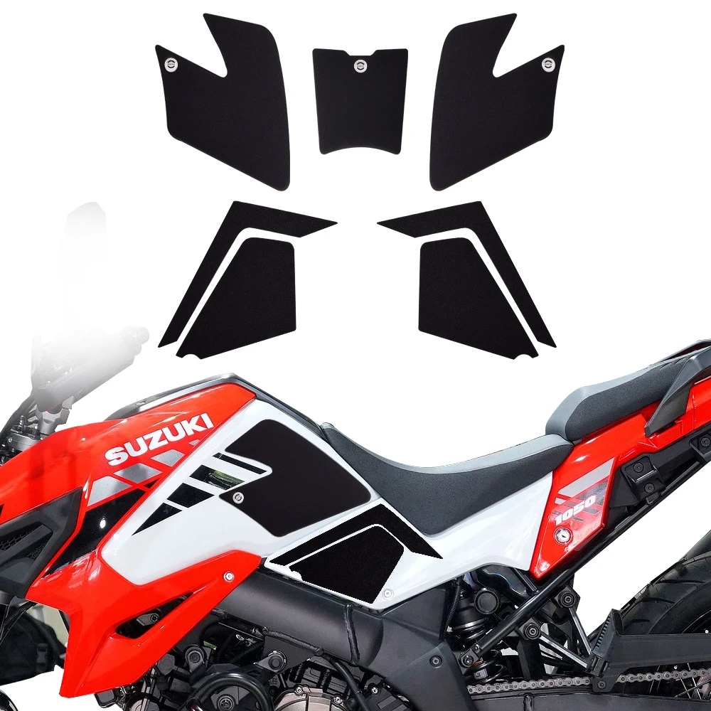 

BIKE GP For SUZUKI V-STROM DL1050 XT 2020 Fuel Tank Side Pad Stickers 5pcs Rubber Tank Protector Decals Motorcycle Accessories