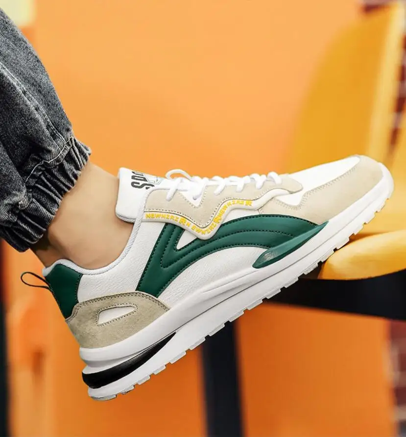Leichte Herren Laufschuhe Mesh Freizeitschuhe Mit Schnürung_voghion.com