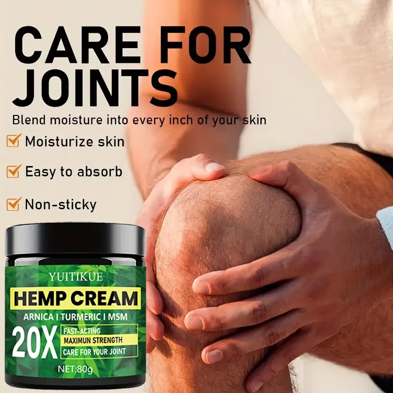 YUITlKU hypoallergenic soothing moisturizing cream, cares for your joints, suitable for all skin types.