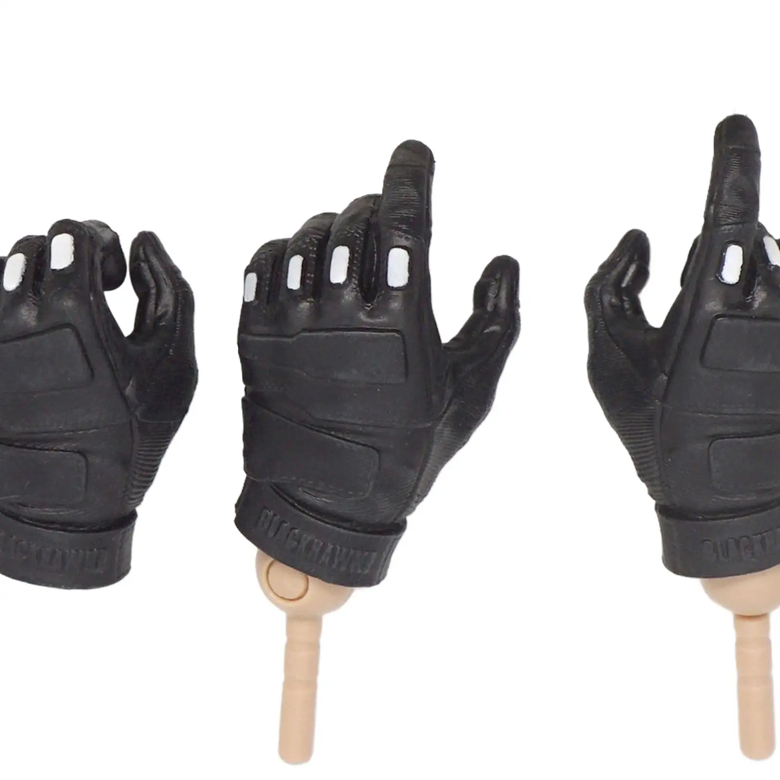 3x 1:6 Male Gloves Hands Doll Decor for 12inch Collectible Action Figures