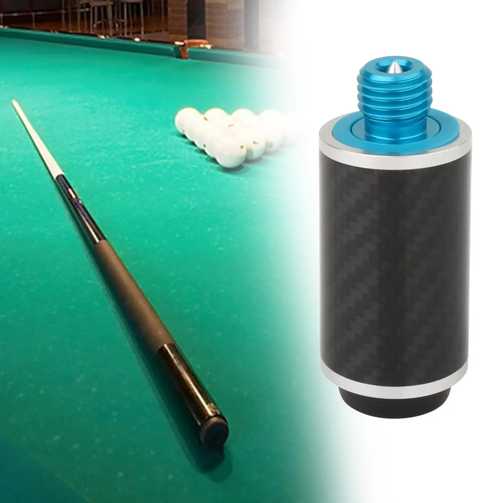 Snooker Cue Stick Extender Billiards Pool Cue Extension Athlete Weights Replacement Billiard Connect Shaft Diameter 1.3in