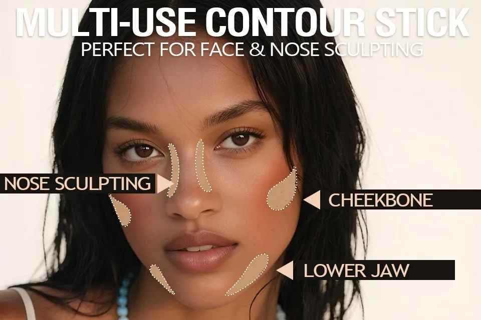Multifunktionaler Konturierungsstift Mit Highlighter Und Concealer_voghion.com