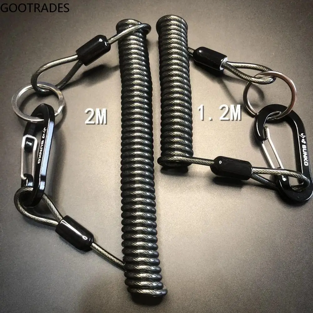 

Fashion Fishing Missed Rope Elastic Twisted Retention Rope Fishing Coiled Lanyard