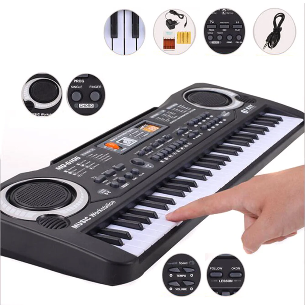 

Keys Electronic Organ USB Electric Piano Digital Keyboard Piano Musical Instrument Microphone Music Educational Gifts For Kid