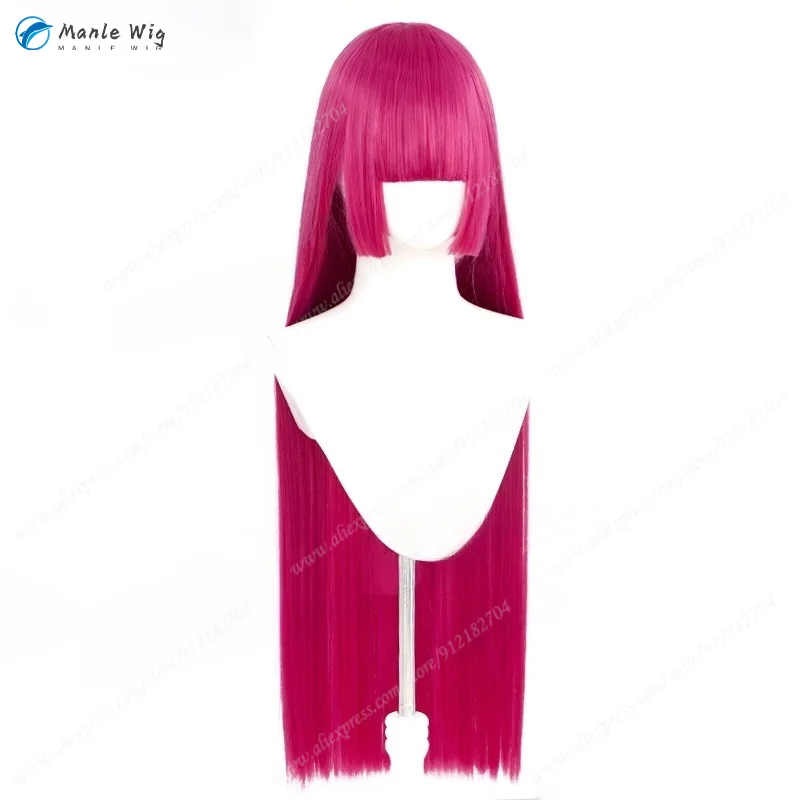 Anime Hojo Sophy Cosplay Perücke 80cm Lang Rosé Pink Frauen Cosplay Perücke Hitzebeständiges Synthetikhaar Halloween + Perückenmütze 4