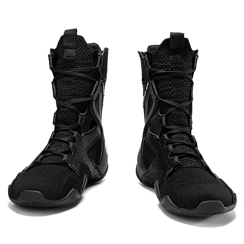 Original PODARCEK High Tube Boxing Shoes Men Women Super Light Pro Combat Athletic Breathable Fighting Sneakers Wrestling Boots