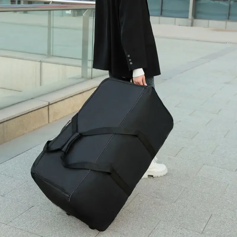 

Foldable Wheel Bags Luggages Storage Bag with Wheels Large Capacity Carry On Luggage Carrier Expandable Trolley Suitcase