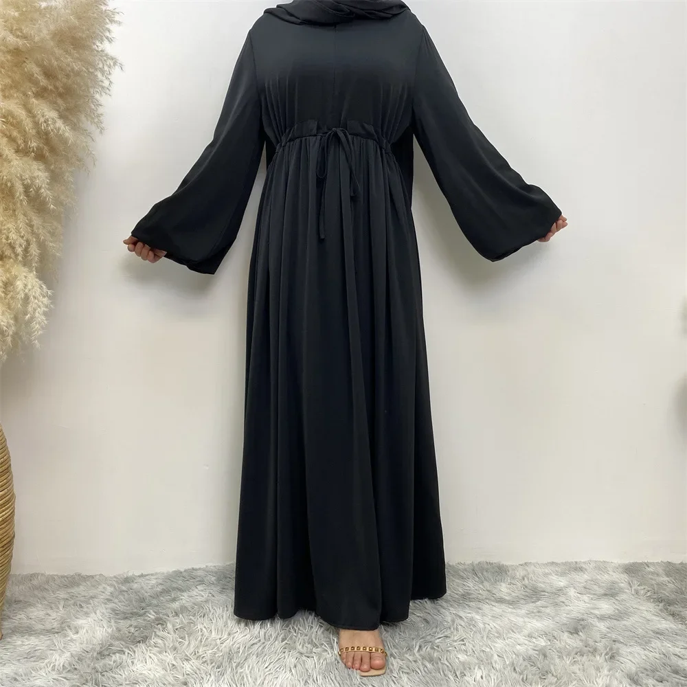 Ramadan Abaya Hijab Zipper Islamic Dress Turkey Kaftan Clothing Muslim Abayas for Women Dubai Modest Caftan Robe Femme Musulmane