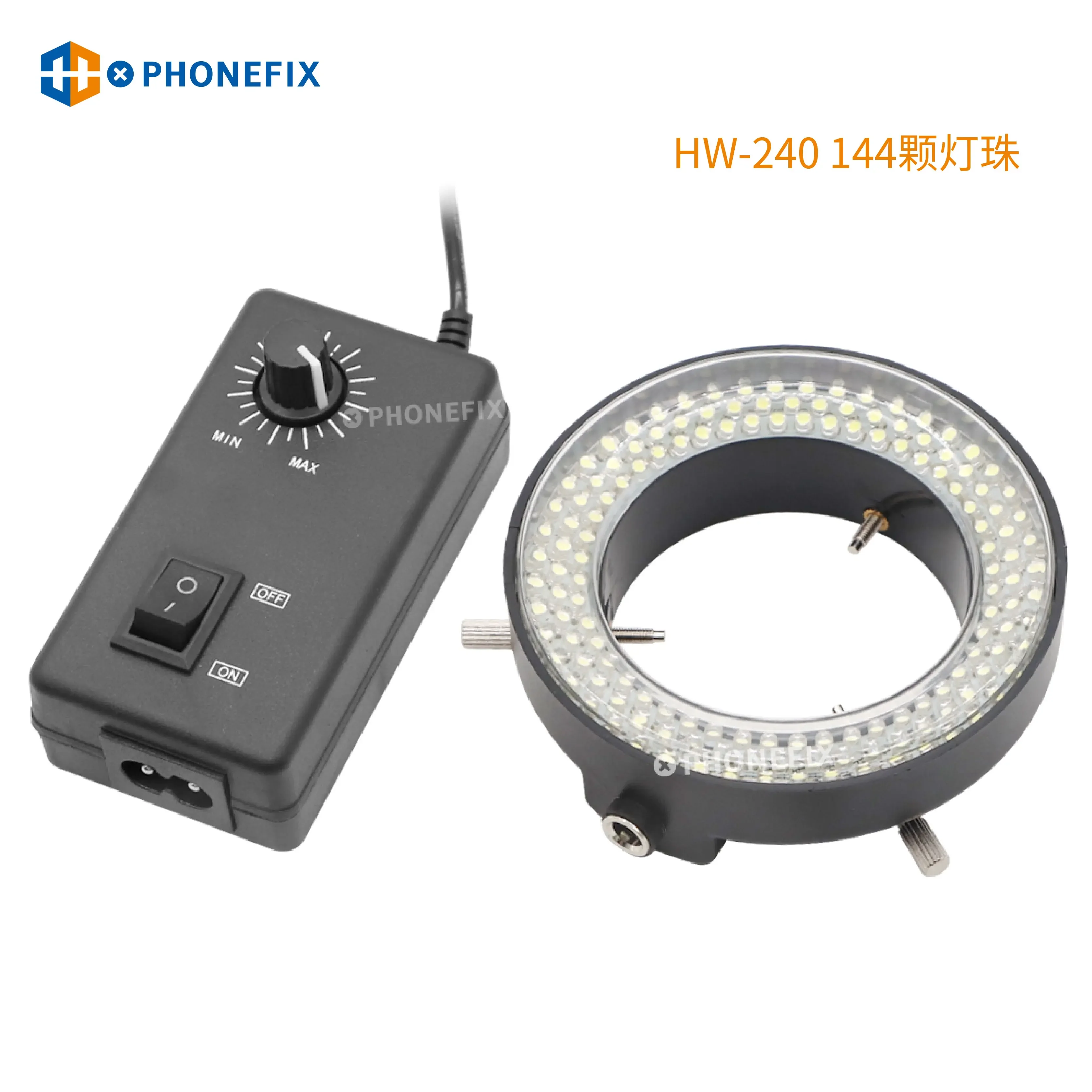 Luce LED Per Microscopio 144 LED Regolabile - Illuminazione Professionale Per Stereo Microscopi, 0-100% Intensità - Foto 8