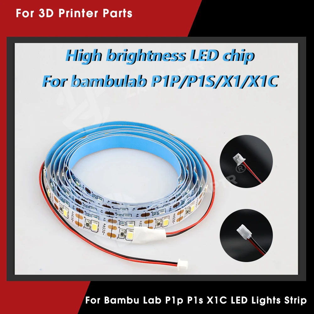 Bambu Lab 조명용 LED 조명 스트립 LED 조명 키트, P1P P1S X1C, 5V 150cm, IP44 하이엔드 조명 램프, 슈퍼 브라이트, 1 개