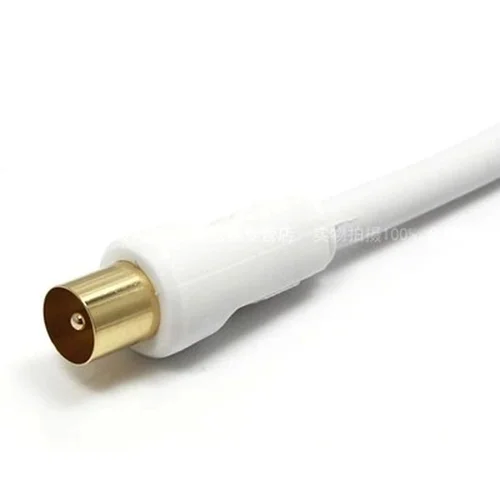 TV와 동축 안테나 위성 케이블, 90 도 직각 수-직선 수 커넥터, 5M 3M 1.5M RF RG6 쿼드 쉴드 CL2 4