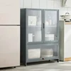 Multi-layer Kitchen Cabinet Living Room Sundry Storage Cabinets Small Apartment Multi-functional Floor-standing Kitchen Cabinets 4