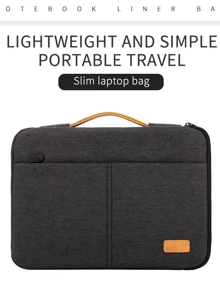 Premium Shockproof Laptop Sleeve for Business Travel - Fits 14 to 15.6 Inch Notebooks