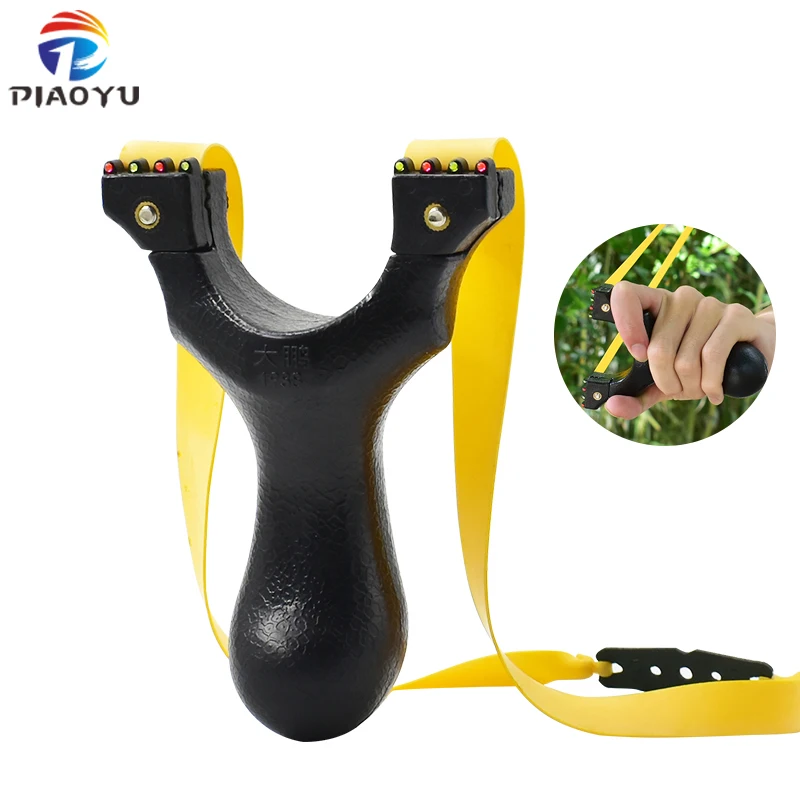 

Black High-strength Resin Slingshot Strong Durable Non-slip Slingshot Lightweight Outdoor Hunting Shooting Tool