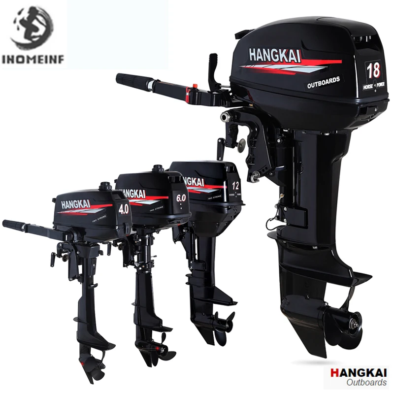 

INOMEINF Petrol Two Stroke 4.0 HP-18.0 HP Marine Motor Suit 2.3-4.3 m Assault Boat Inflatable Boat Outboards Gasoline Engine