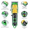 Professional hair clipper home charging razor electric push full transparent razor salon razor electric fader 5
