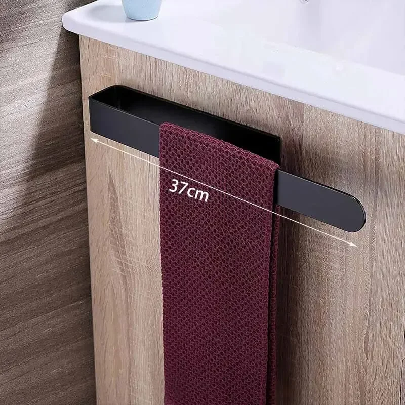 Towel rack Non-punched Self-adhesive Bathroom Kitchen Hand Household Items