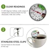 5-Inch Dial Probe Thermometer 0-100 °C Milk Coffee Thermometer Instant Read Stainless Steel for Kitchen Food Cooking Milk Coffee 3