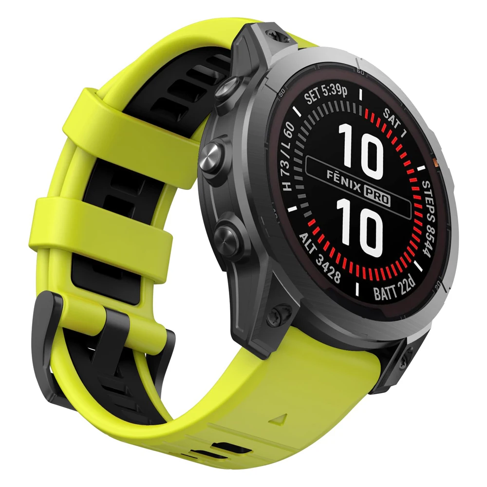 Premium Silicone QuickFit Strap for Garmin Watches - 22mm and 26mm Options Available