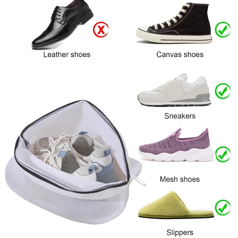 1pc Household Shoe Washing Bag, Shoe Washing Mesh Bag, LaundryBag, Washing Machine Special Filter, Anti-deformation Washing Bag 5