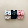 Autumn New Baby Long Sleeve Clothes Set Boy Girl Letter Print Sweatshirt + Pants 2pcs Suit Cotton Infant Toddler Casual Outfits 6