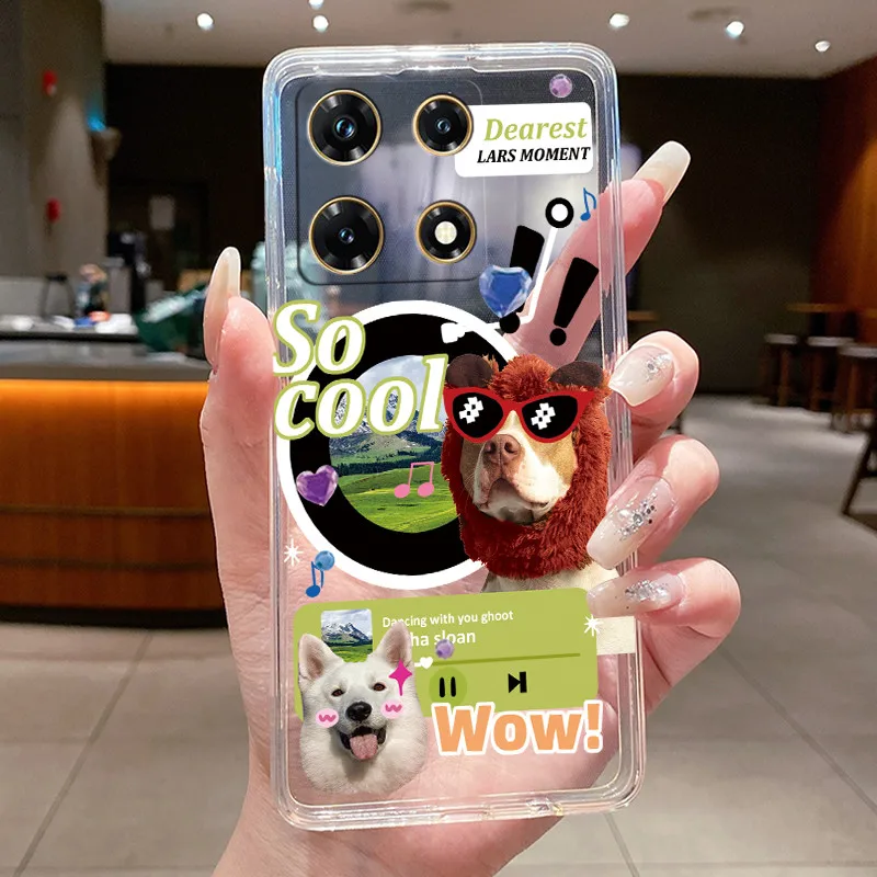 Floral Soft Silicone TPU Phone Case Bumper for Infinix Note 30 Series