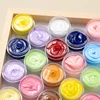 30g/Bottle Silicone Color Paste DIY Handmade Craft Toy Macaron Pigment, DIY Pinch Glue, AB Silicone Coloring Dye Resin Glue 1