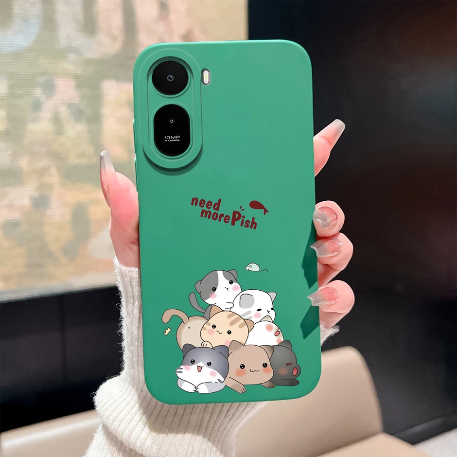 Cartoon Avocado Panda Antifouling Protective Phone Case Cover