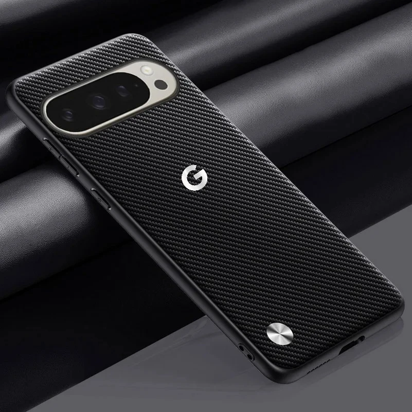 Elegant 'G' Logo Leather Soft Case with Anti-Drop TPU Bumper