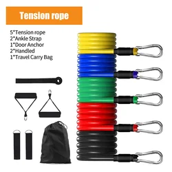 Enhanced Elastic Resistance Bands for Strength Training and Home Workouts (11 PCS)