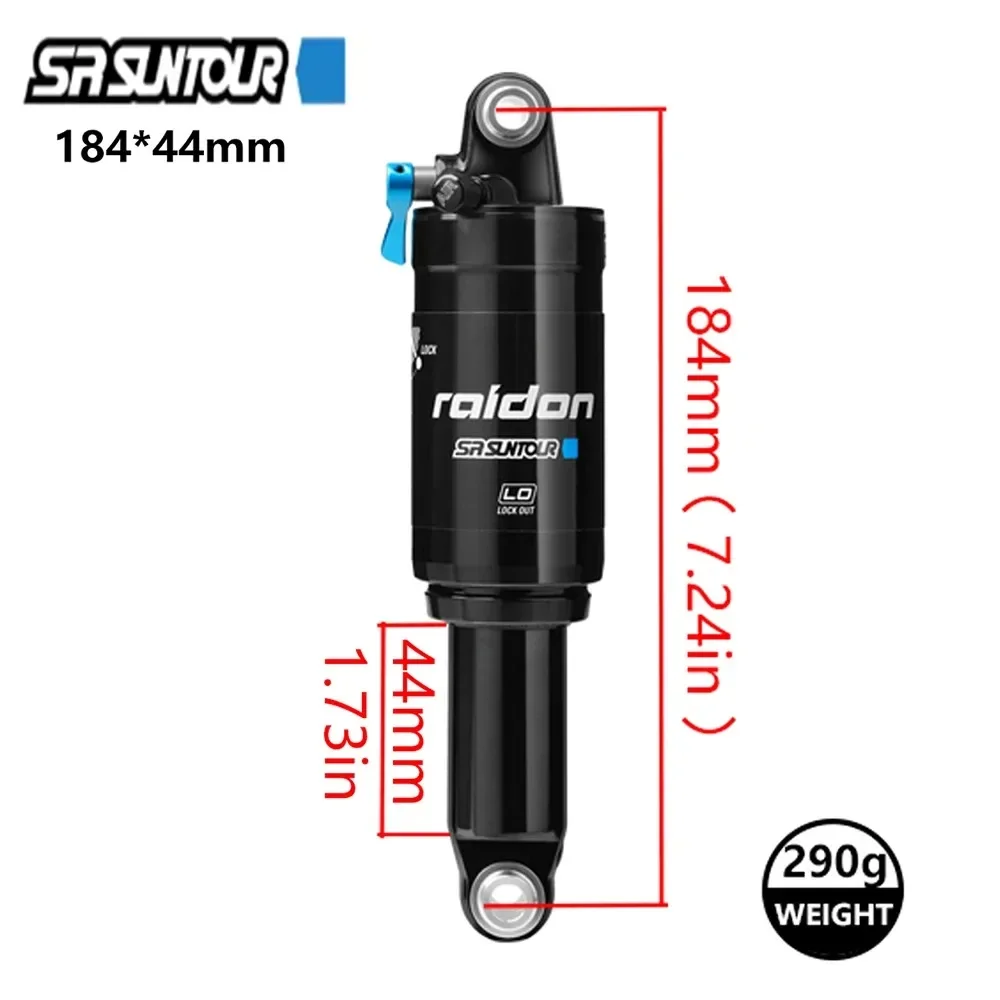 SR SUNTOUR Bicycle Rear Shock 152/165/184/190mm XC Soft Tail Gas