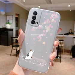 Funny Astronaut and Cute Cat Clear Soft TPU Phone Case Cover for Q3 Pro Carnival (Ktm-aixin114)