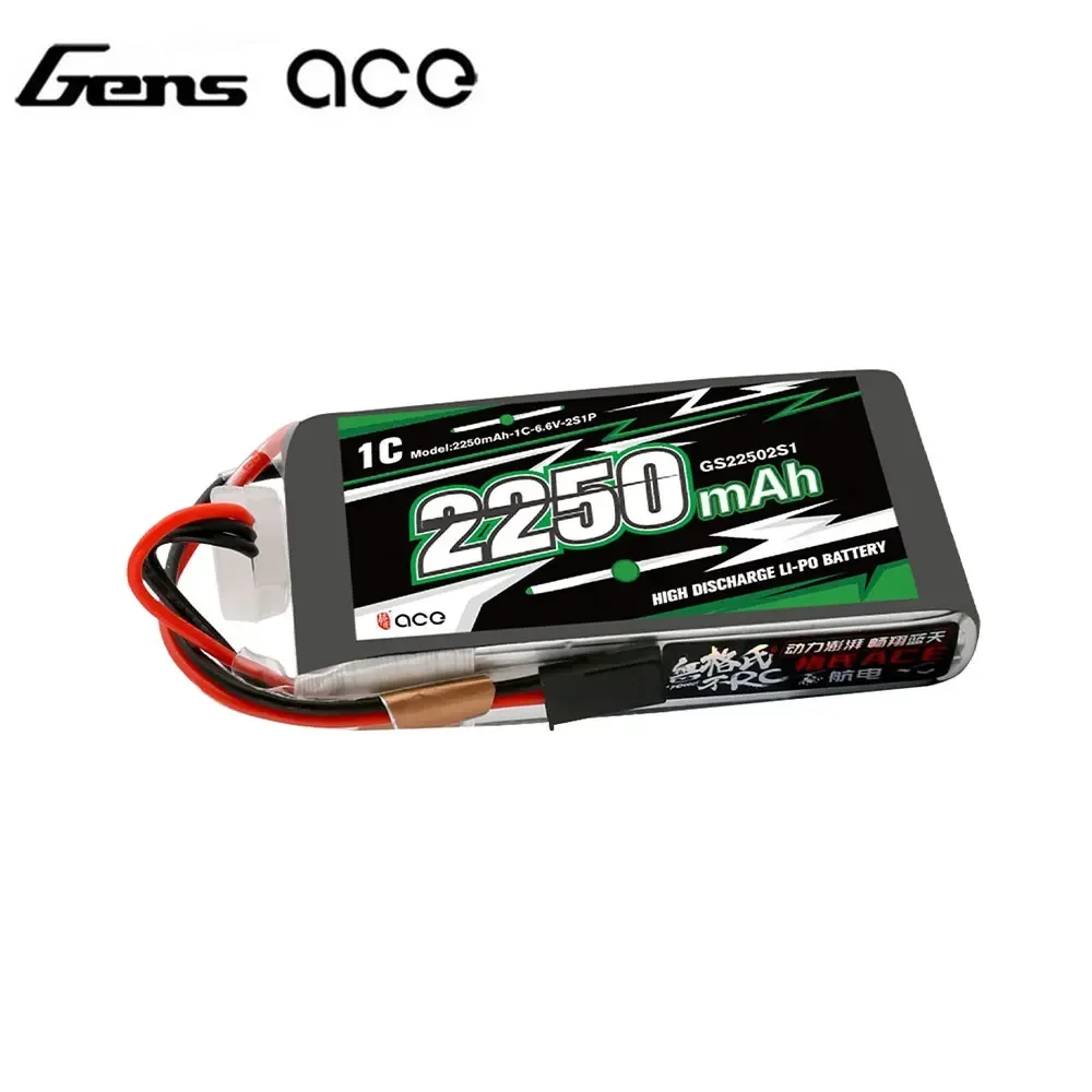 Gens Ace LiFe 2S 6.6V 2300mAh TX with Futaba O-G2S2300-TX O-G2S2300-TX