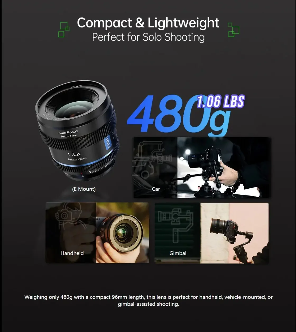 SIRUI 20mm T1.8 Anamorphic Nikon Zマウント Sirui 20mm T1.8 Anamorphic AF Lens Review [Nikon Z-Mount