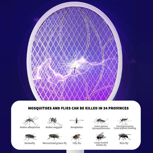 Electric Mosquito Killer Lamp Rechargeable Insect Killer Bug Zapper Fly Trap  UV Light Mosquito Repellent Pest Control Lamp - AliExpress