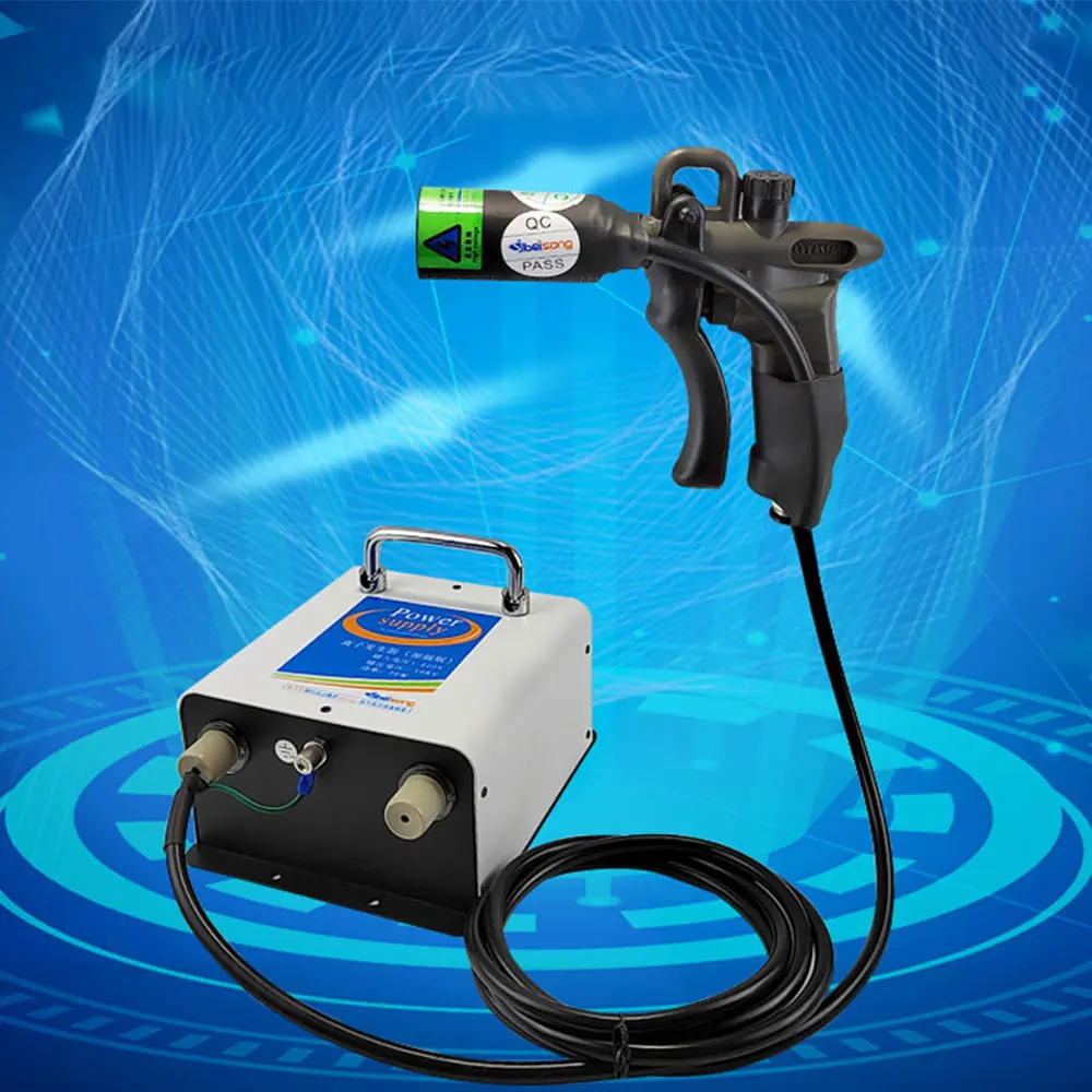 10KV Antistatic Air Gun Ionizing Air Gun Electrostatic Gun with High Voltage Generator 110V/220V uni t ut515b industrial grade high voltage insulation resistance tester intelligent 10kv digital megohmmeter