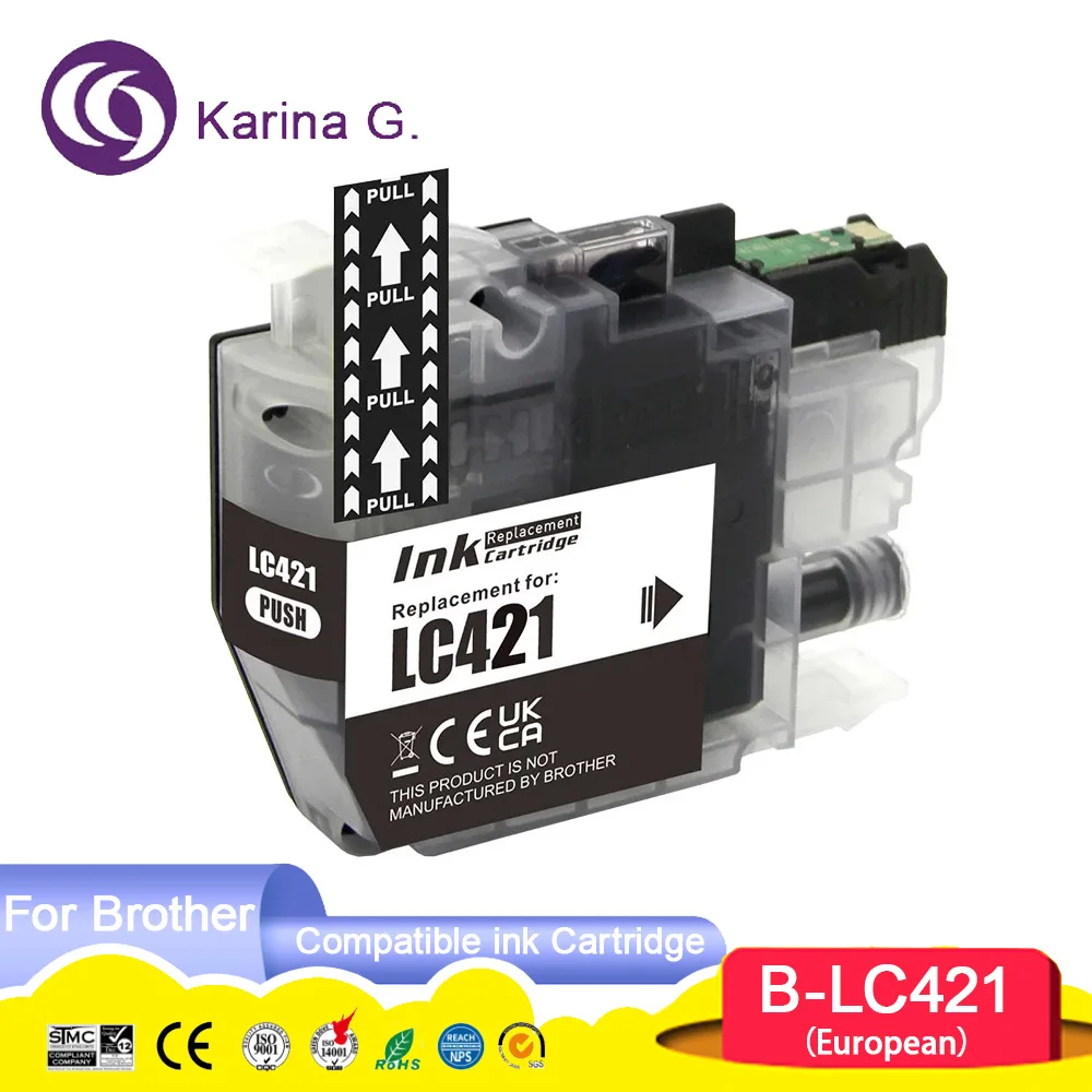 Standard capacity LC421 LC 421 Compatible Ink Cartridge For DCP-J1050DW,DCP-J11