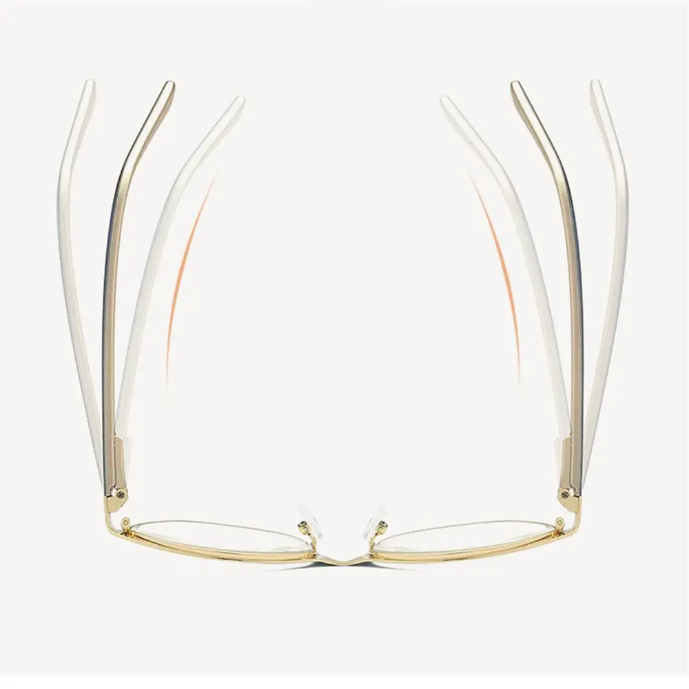 1PC Retro Half Frame Reading Glasses Unisex High-definition Hyperopia Eyewear Magnification Presbyopic Eyeglasses +1.0~+3.5 4
