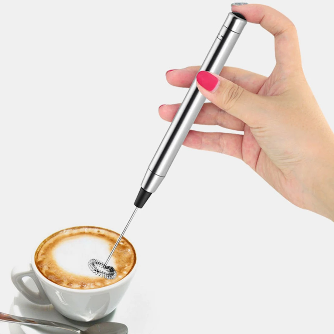 Handheld Food Mixers Electric Milk Frother Maker Portable Foam High Speeds  Coffee Frothing Wand 6 Stick Configuration EU - AliExpress