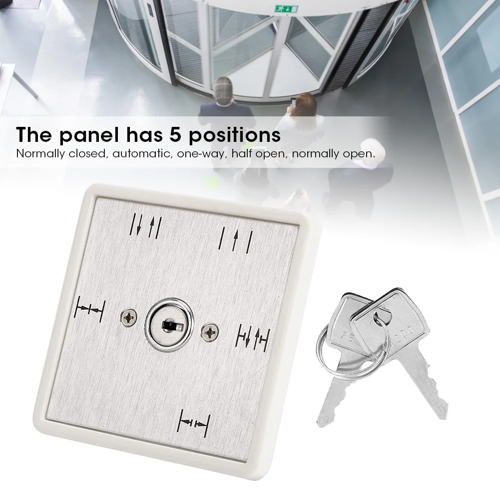 Position Key Switch Automatic Sliding Door Function Selection On-Off Switch