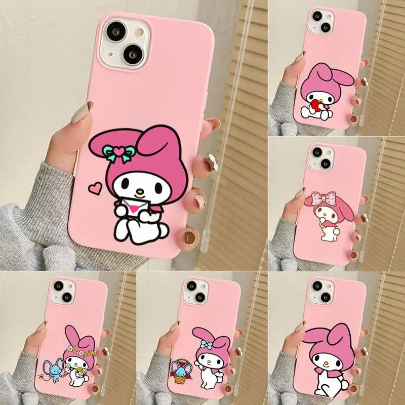 Simpatica Custodia Per Telefono Melody-Hallo-Cat-Kitty Per Iphone 7 8 Plus X Xr Xs 11 12 13 Se2020 Mini Iphone Per Cellulari 14 Pro Max Case