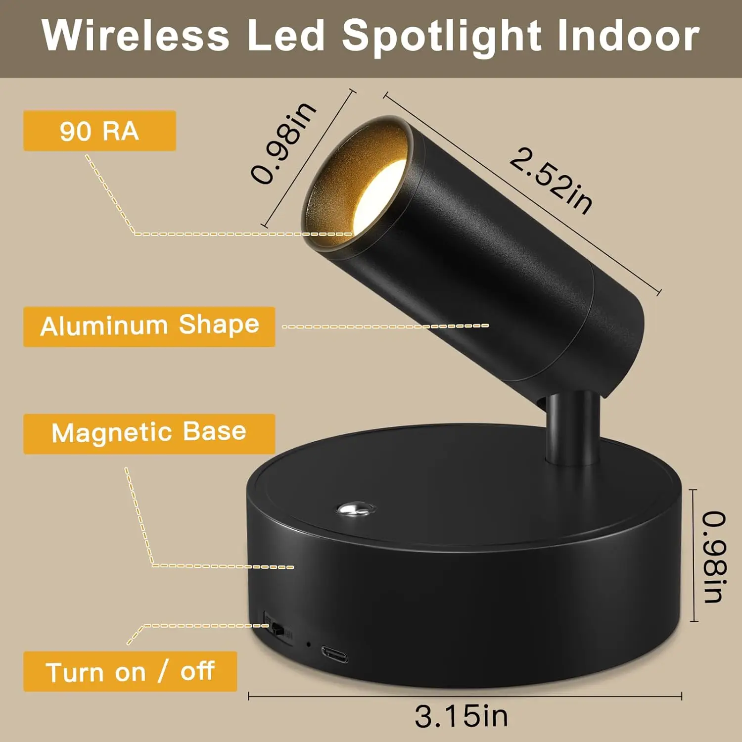 Recharge LED Wall Lamp 2000mah Magnetic attraction Walll Sconces Light For Living Room Bedroom Bedside Decor Lighting